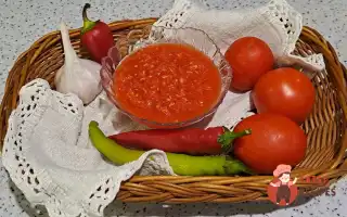 Аджика Без Варіння З Часником Та Хріном