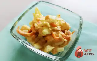 Морквяний Салат Із Сиром Та Яйцем
