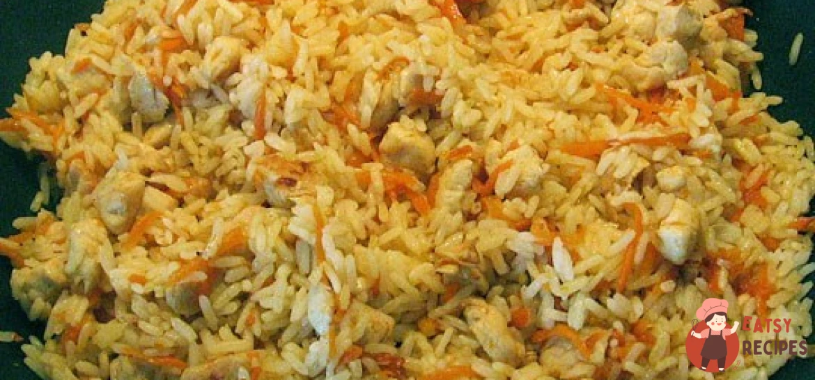 Золотистий плов з куркою