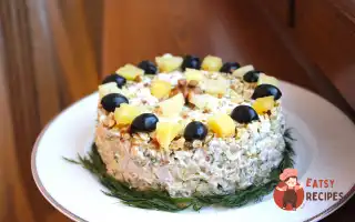 Салат З Куркою Та Ананасами «Пікантний»