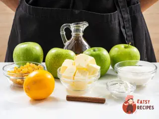 Крок 1: Млинці з яблуками та ромовими родзинками