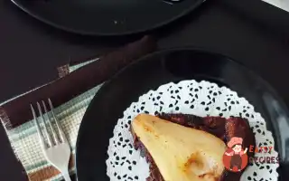 Шоколадний Пиріг З Грушами Без Борошна