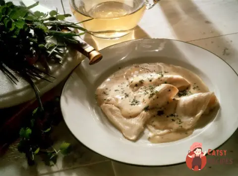Філе морської мови з соусом бешамель а-ля гратен