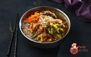 Куксу З Яловичиною (Корейський Холодний Суп)