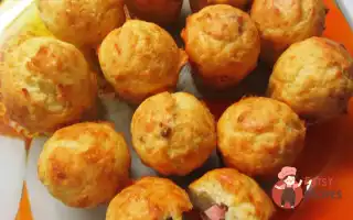 Маффіни З Сиром Та Шинкою