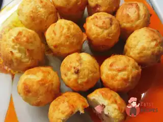 Маффіни з сиром та шинкою