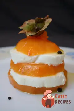 Хурма з моцарелою