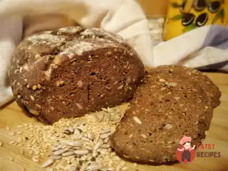 Кетохліб із лляного борошна з насінням