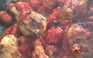 Курка Запечена З Томатами