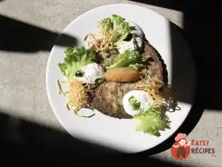 Драники з кабачків з ікрою щуки