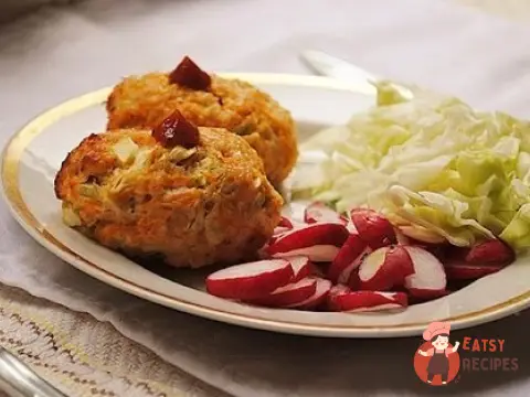 Запечені курячі котлети з овочами
