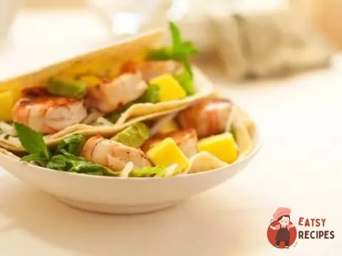 Салат із папайї з креветками