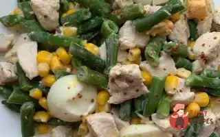 Салат З Курячою Грудкою Та Стручковою Квасолею