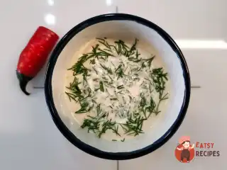 Вершково-сирний соус для нагетсів