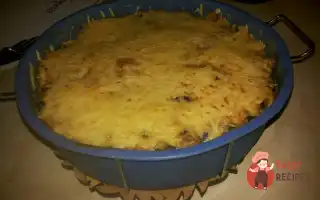 Запіканка З Макаронів Та Курячих Сердець