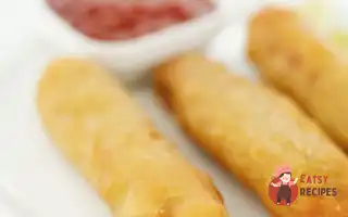 Китайські Весняні Роли З Креветками Та Бобовими Проростками