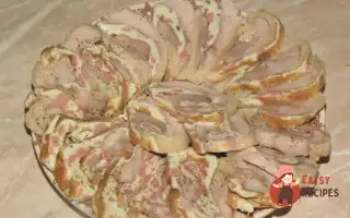Рулет Із Фаршированої Курки