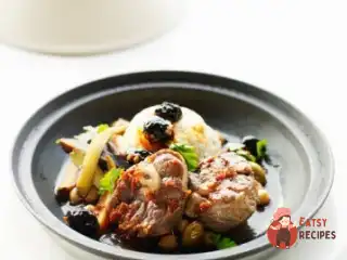 Баранина з чорними оливками