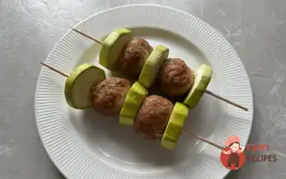 Шашлик Із Фаршу З Кабачком