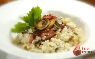 Плов З Копченою Макреллю Та Грибами