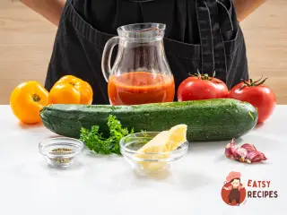 Крок 1: Кабачки в духовці з помідорами