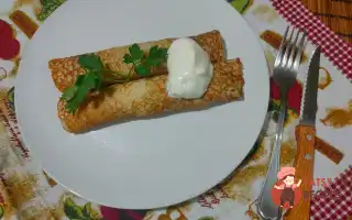 Грибна начинка для млинців