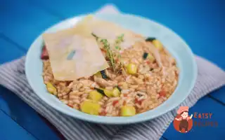 Розмаринове Різотто З Іспанським Чорізо Та Куркою