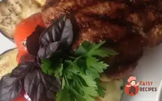 Біфштекс На Вугіллі З Овочами Гриль