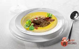 Морквяний Суп Велюте З Печінкою Цесарки