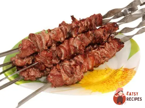 Шашлик із баранини з солодкими перцями