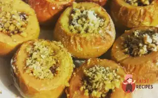 Яблука Печені З Журавлиною, Медом Та Горіхами