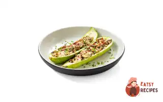 Кабачкові Човники З Тофу Та Грибами