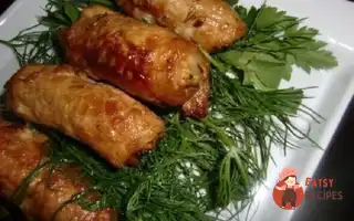 Свинячі Рулети, Фаршировані Печерицями Та Грушею