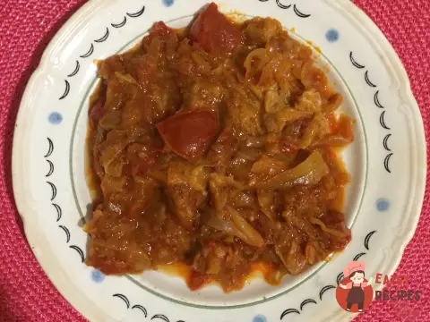 Овочеве рагу з капустою