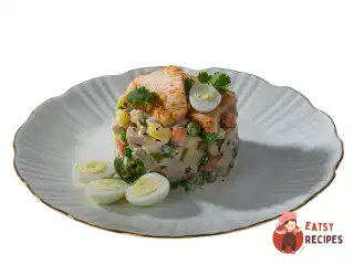 Олів'є з пряною куркою