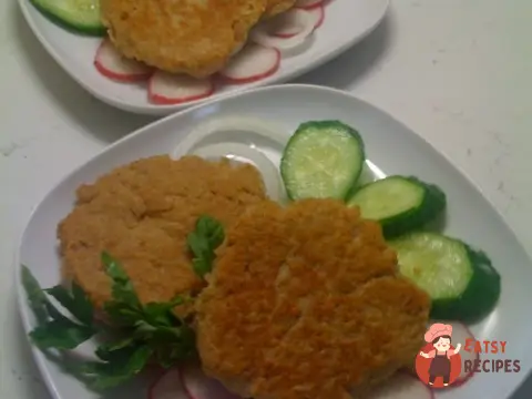 Оладки з курячого м'яса та геркулесу