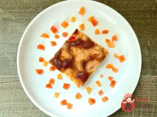 Пиріг з папаєю, ківі та бананами