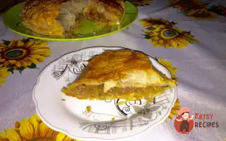 Листковий Пиріг З Капустою Та Грибами