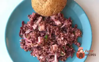 Салат З Гречки, Буряків Та Бринзи