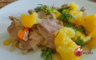 Індичка, Тушкована З Картоплею Та Морквою