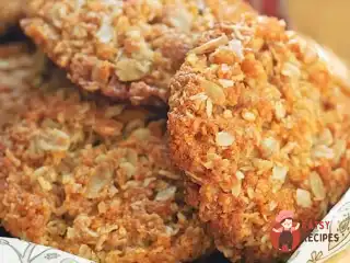 Вівсяно-сирне печиво з мигдальної крихто