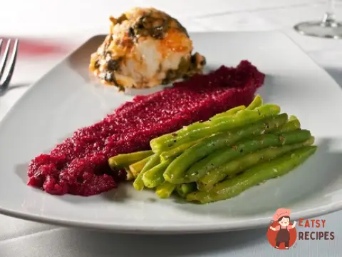 Бурякове пюре з помідорами та апельсиновим соком