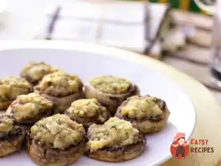 Фаршировані шинкою печериці