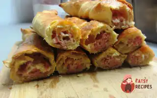 Листкові Кіски З Куркою Та Сиром