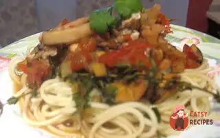 Яєчна Локшина З Морепродуктами