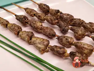 Шашлики з курячих сердець у духовці
