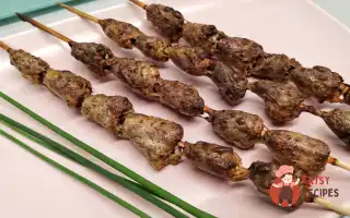 Шашлики З Курячих Сердець У Духовці