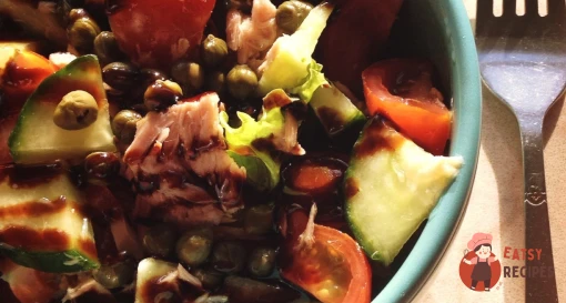 Салат з тунцем та каперсами