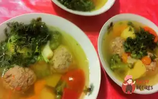 Овочевий Суп З Курячими Фрикадельками