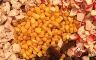 Салат З Курки З Крабовими Паличками